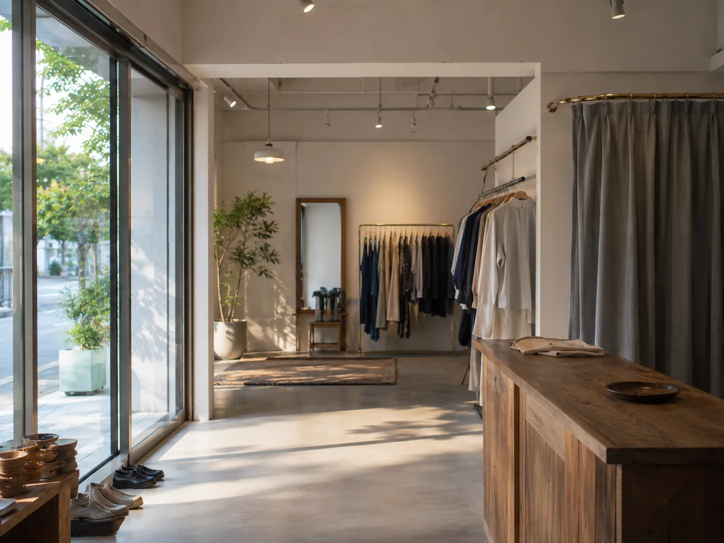 アパレル・洋品店の店内イメージ